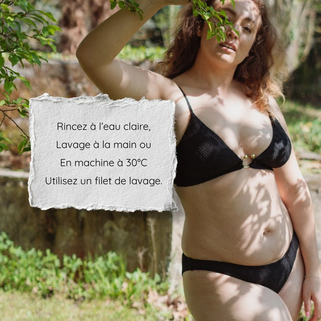 Bas de maillot menstruel Noir Alizée - Image 4
